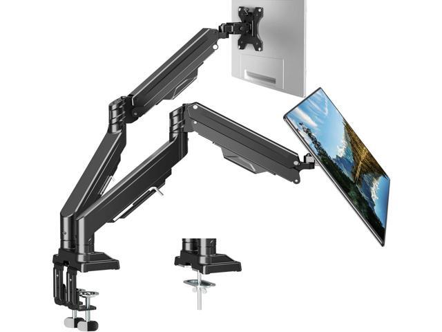 Dual Monitor Mount for Screens up to 43', Heavy Duty Ultrawide Dual Monitor Arm Holds 2.2-33lbs Each, Premium Gas Spring Adjustable Computer...