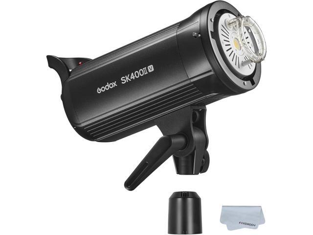 GODOX SK400II-V (New Upgrade) 400Ws Bowens Mount Photo Studio 2.4GHz GN65 Built-in LED Modeling Lamp 5600±200K Strobe Light Photography Lamp for...