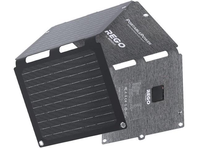 Renogy Solar Panels, 30W Portable Solar Panel Charger, Fast Charging for iPhone, iPad, Tablets, Laptop, Power Bank, with USB-C USB-A DC Ports, IP67...