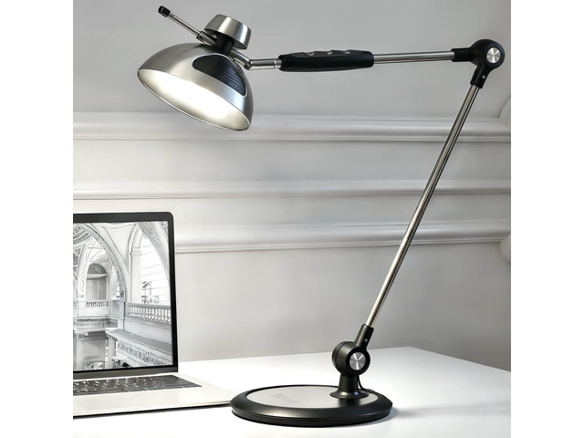 OTUS LED Desk Lamp for Home Office, Gesture On Off and Touch Control, Tall Architect Swing Arm Desk Light, 1500 Lux Eye Care Dimmable, 12 Levels, 3...