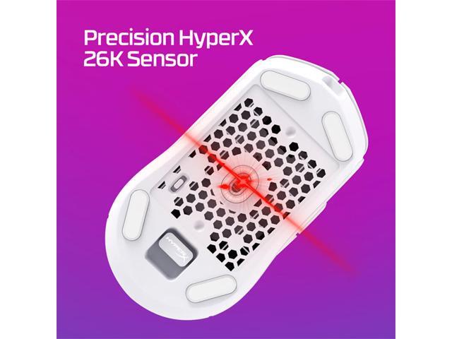 HyperX Pulsefire Haste 2 Wireless Gaming Mouse (white) - 60g Ultra-Lightweight, 100-Hour Battery, Dual Wireless (2.4GHz + Bluetooth), HyperX 26K...
