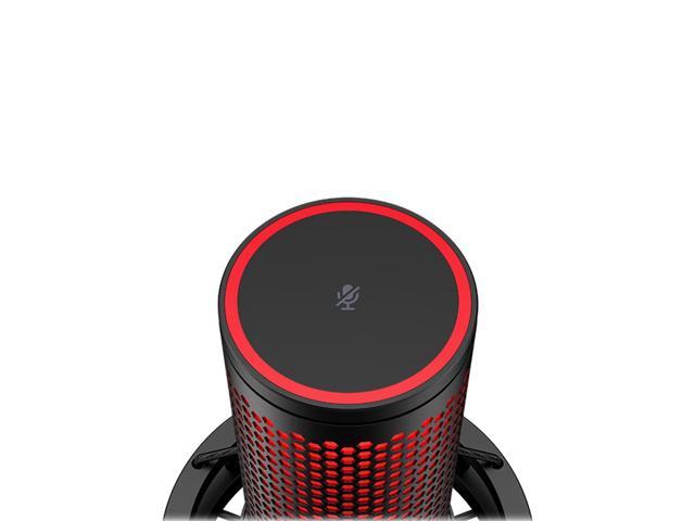 HyperX QuadCast 2 USB Microphone for Gaming, Streaming and Podcasting, with On-Board Controls, LED Lighting, Removable Shock Mount, PC, Mac, PS5,...