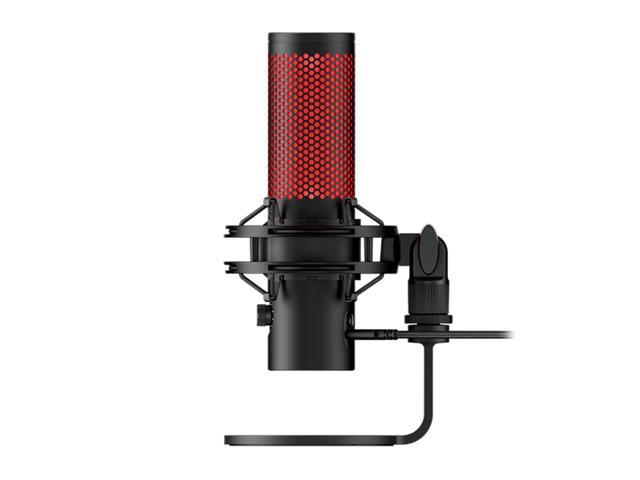 HyperX QuadCast 2 USB Microphone for Gaming, Streaming and Podcasting, with On-Board Controls, LED Lighting, Removable Shock Mount, PC, Mac, PS5,...