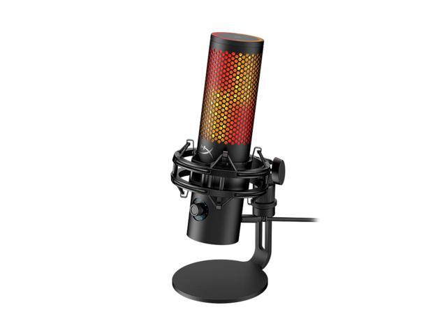 HyperX QuadCast 2S RGB USB Condenser Microphone - 32-bit/192kHz Recording, Dynamic RGB Lighting, Touch-to-Mute Sensor, Multi-Function Knob, 4 Polar...