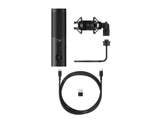 HyperX QuadCast 2S RGB USB Condenser Microphone - 32-bit/192kHz Recording, Dynamic RGB Lighting, Touch-to-Mute Sensor, Multi-Function Knob, 4 Polar...