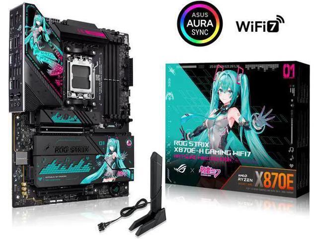 ASUS ROG STRIX X870E-H WIFI7 HATSUNE MIKU EDITION motherboard