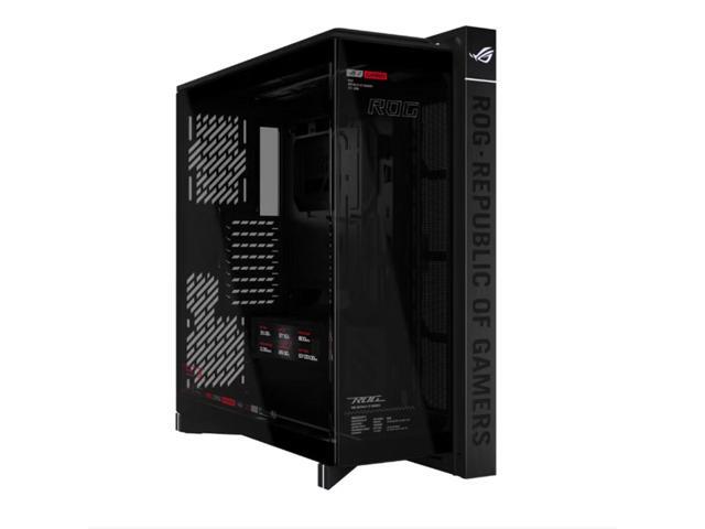 ASUS ROG Cronox GR801 Direct Luxury Edition Mid-Tower Case, Supports E-ATX and BTF motherboards, Brushed aluminum frame, Supports 14 120mm fans, 10... Case