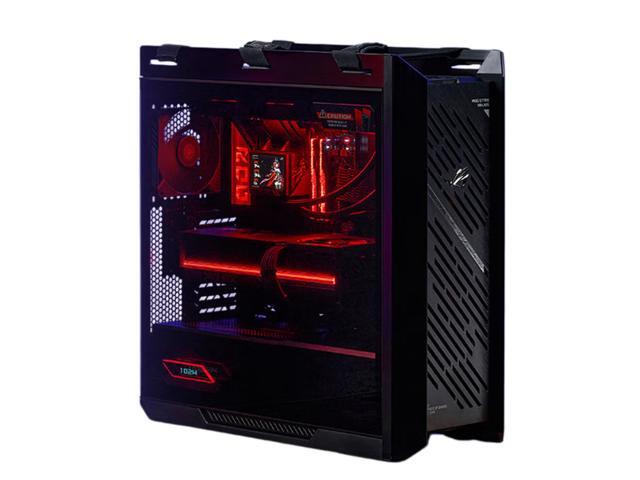 ASUS ROG GX601S Mid-Tower Gaming Case, Supports EATX motherboards, Aluminum alloy grille design, Dual tempered glass side panels, 3D noise-reducing...