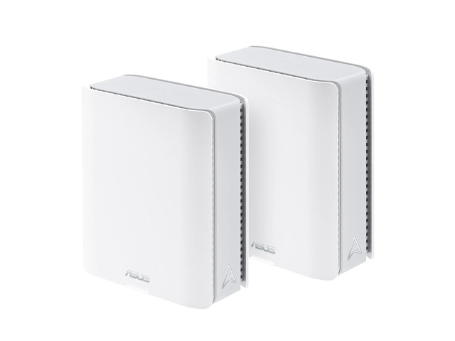 ASUS ZenWiFi Cube Pro Mesh Router, AiProtection, AiMesh, WiFi 7, 4K QAM, MLO, Multi-RU, Tri-Band Wireless, 9400 Mbps, Dual 2.5G Ports, Kids...