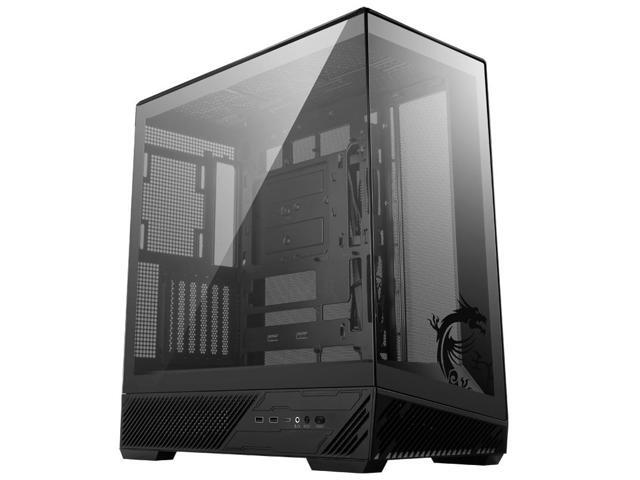 MSI MAG PANO 131L PZ MidTower ATX PC Case, Regular & BackConnect ATX/MicroATX MiniITX Support, Vertical GPU Mount, Front TypeC, Tempered Glass... Case