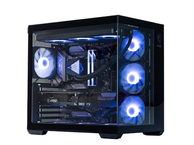 MSI PAG PANO 100L PZ MidTower Ocean View Case, ATX/MicroATX/MiniITX Support, 360mm AIO Support, BackConnect MB Compatible, Compartment, RTX 5090,... Case
