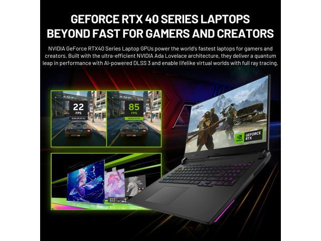 ASUS ROG Strix G17 Gaming Laptop, 17.3' 240Hz QHD Display, 64GB DDR5, 4TB PCIe SSD, AMD Ryzen 9-7845HX, GeForce RTX 4060, Win 11 Pro, RGB Keyboard,...