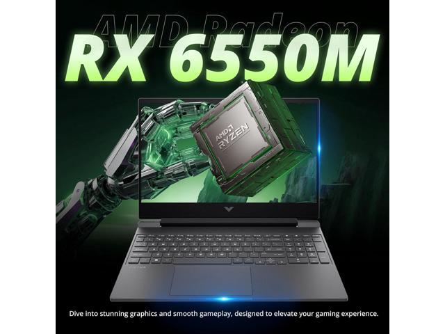 HP Victus 15.6' Gaming Laptop, 144Hz FHD IPS Display, AMD Ryzen 5 7535HS, 32GB DDR5, 2TB SSD, AMD Radeon RX 6550M, Backlit Keyboard, Wi-Fi 6, Win...