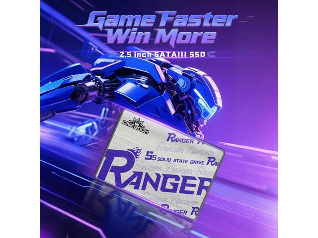 KingSpec ONEBOOM Gaming Series S5 SSD 2TB Internal 2.5' Solid State Drive 2.5 Inch SATA III 3D NAND Flash Data Storage, Speed up to 550MB/s, laptop...