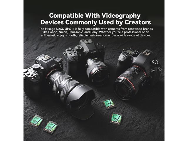 KingSpec MIXAGE 256GB 4K 8K Video Card UHS-I U3 V30 A1 Speed Up to 165MB/s SD Memory SDXC 256GB