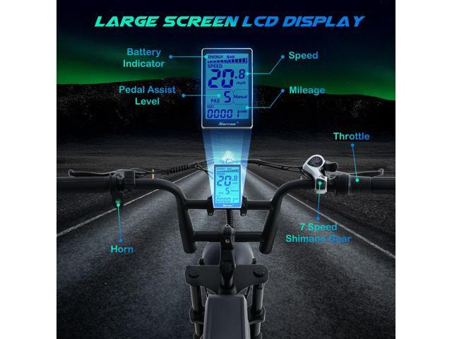 Electric Bike for Adults,1100W Peak Motor 16' x 4.0 Fat Tires 28MPH E-Bike, 48V Removable Battery Dirt Bike, Dual Suspension & Brakes Motorcycle,...