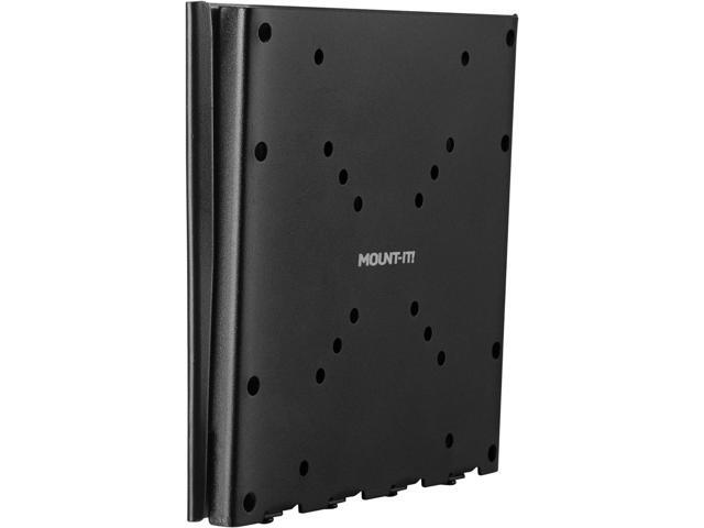 Low-Profile Fixed TV Wall Mount With Removable Plate Flush Wall Mounting Bracket Fits 23' - 42' Screens Up To VESA 200x200 mm, 66lbs Capacity, Black