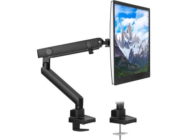 Single Monitor Arm Mount Premium Monitor Desk Stand Articulating Mechanical Spring Arm Fits 24 27 30 32 Inch VESA 75 100 Compatible Computer...
