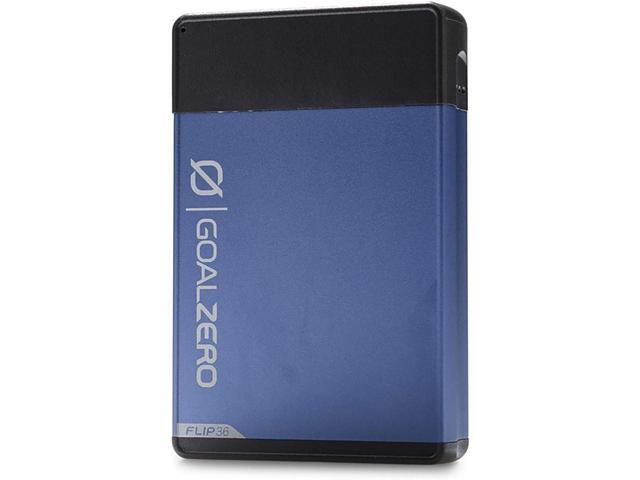 Goal Zero Flip 36 Portable Phone Charger, 10,050mAh/36Wh External Power Bank - Blue