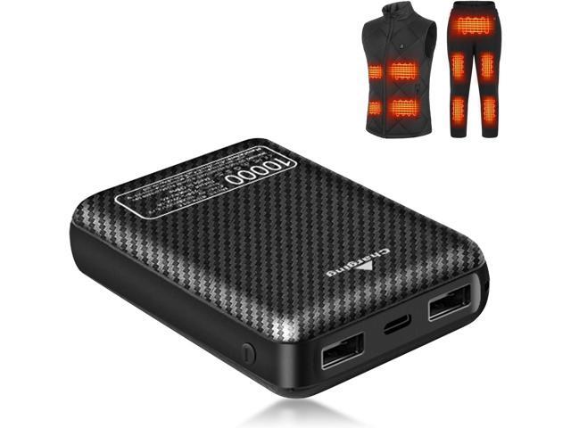 FERNIDA 10000mAh Power Bank Portable Charger USB 5V 3A Battery Pack for Heated Vest & Heated Pants & Smartphone & Heating Pad