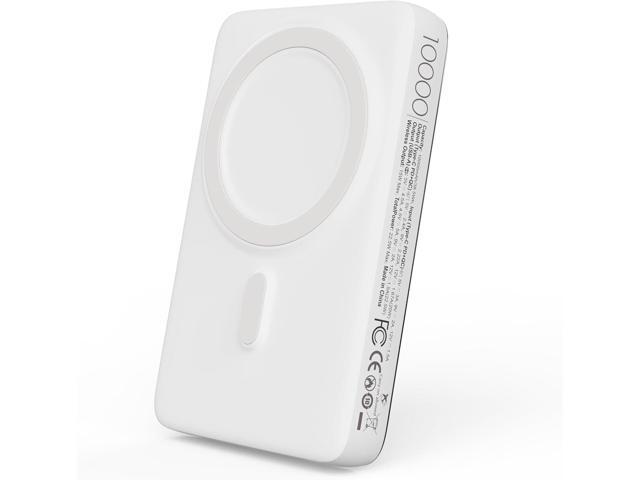 10000mAh Magnetic power bank, fast charging wireless portable charger for iPhone, Wireless Power Bank compatible with Magsafe battery pack for...