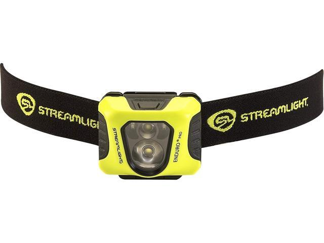 Streamlight 61421 Enduro Pro 200-Lumen LED Headlamp with Elastic Head Strap, Box, Yellow