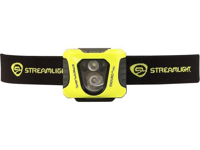 Streamlight 61421 Enduro Pro 200-Lumen LED Headlamp with Elastic Head Strap, Box, Yellow