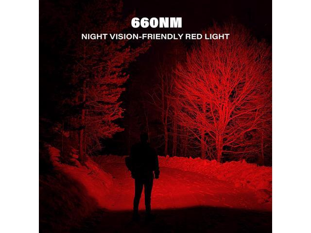 sofirn LED Headlamp Rechargeable, H35R Super Bright Lightweight Head Light with 660nm Deep Red Light, 1500 Lumens White Light, IPX6 Waterproof Head...