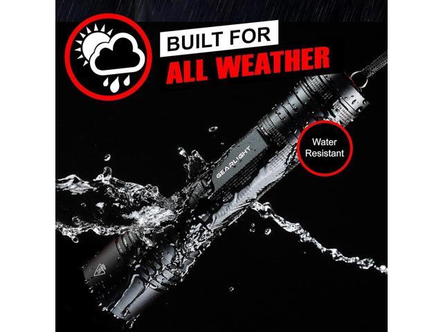 GearLight S2000 LED Flashlight High Lumens - Super Bright, Powerful, Mid-Size Tactical Flashlight for Outdoor Activity & Emergency Use - S2000-1...
