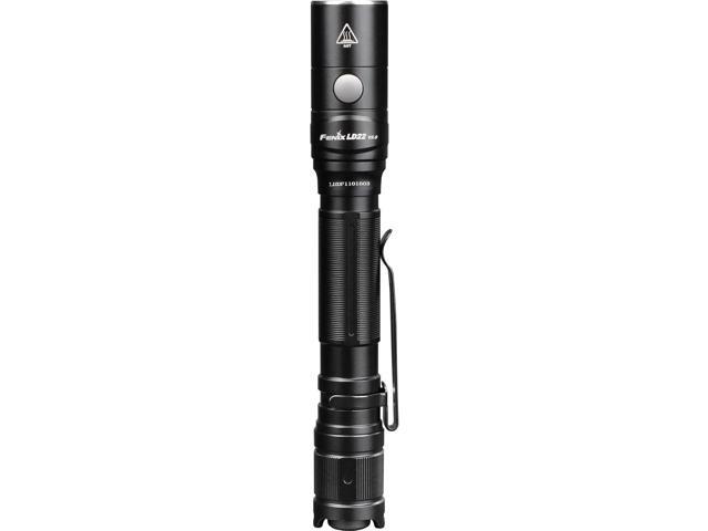 Fenix LD22 v2.0 AA Flashlight, 800 Lumen Rechargeable Penlight for EDC, Compatible with 2X AA Batteries with LumenTac Battery Organizer