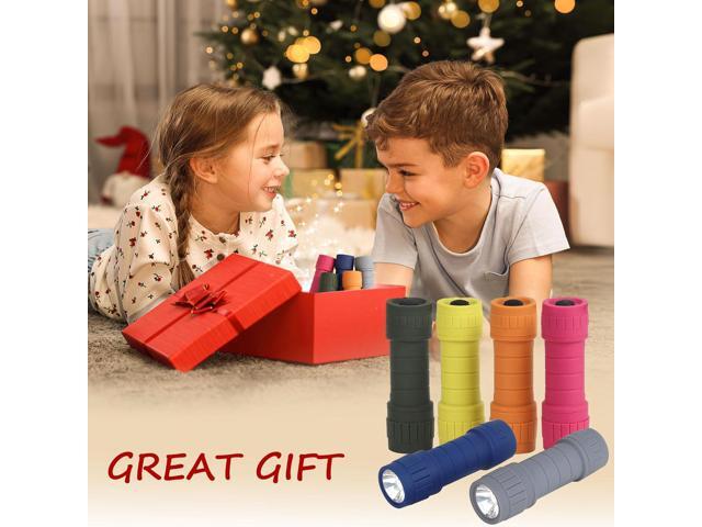 6-Pack Small Flashlights Set, Super Bright 100 Lumen LED Flashlight Pack with 18-Piece AAA Batteries Included, Mini Flashlight, Outdoor Flashlight...