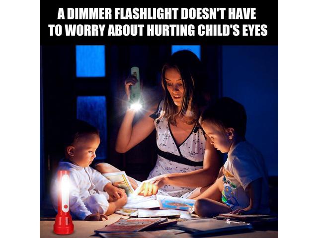 2 Pack Rechargeable Kids Flashlight,Portable Flashlight with COB LED,Lightweight and Bright Flashlights for Kids EDC Flashlight for Toddler School...