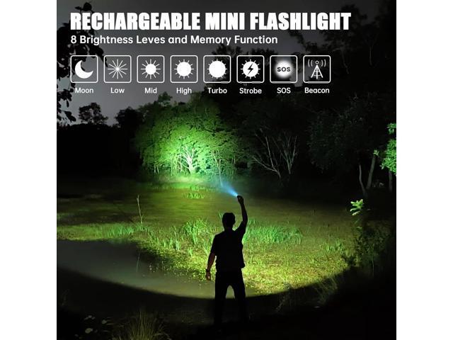 Wurkkos TS12 SFT25R LED Mini Flashlight Rechargeable,1350 High Lumens EDC Flashlight, Super Bright Small LED Flash Light, IP68 Waterproof Pocket...