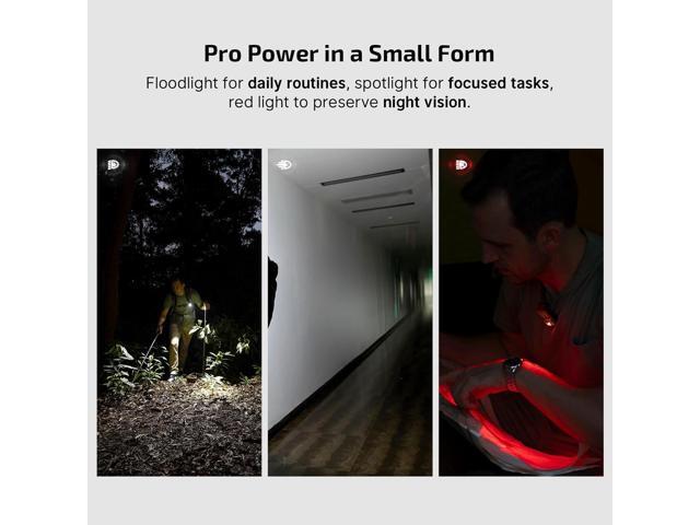 OLIGHT Oclip Pro EDC Flashlight Clip-on Light, Rechargeable 500 Lumens with Three Lighting Solutions Type-C Charging, Magnetic Flash Lights for...