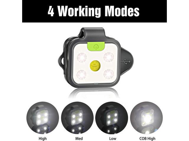 Outdoor Night Running Lights, 2Pack LED Running Lights for Runners with Rechargeable Battery for Camping, Hiking, Running, Jogging, Outdoor Adventure