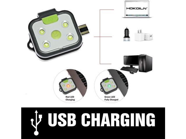Outdoor Night Running Lights, 2Pack LED Running Lights for Runners with Rechargeable Battery for Camping, Hiking, Running, Jogging, Outdoor Adventure