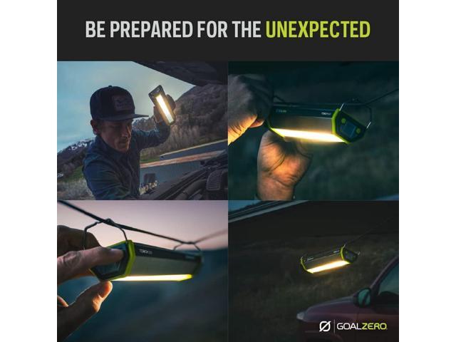 Goal Zero 500 Lumen Torch Light, Multi-Use Weatherproof LED Flashlight and Solar Lantern Portable Rechargeable Spotlight and Floodlight with...