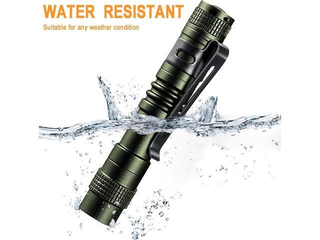 Beieverluck 10 Pack Small Mini LED Flashlight Pocket Flashlight Pen Light Flashlight Tactical Flashlight with Clip Flashlights for Camping Outdoor...