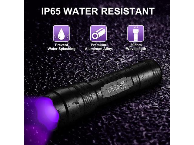ULTRAFIRE Black Light UV Flashlight, Super Power UV 395-405 nm LED WF-502B Blacklight Flashlights for Leak Detector, Pet Urine Stain, Bed Bug Not...