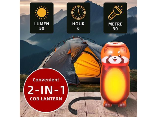 4 Pack Small Mini LED Flashlights for Kids - Cute Small Animal Flashlight - 2 in 1 Camping Lantern Flashlight - Christmas Gifts Stocking Stuffers...