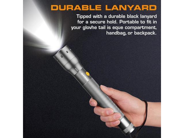 EverBrite Ultra Bright Tactical Flashlight, 900 Lumen Zoomable Adjustable Focus, 3 Light Modes, Heavy-Duty Aluminum Torch for Hurricane Supplies...