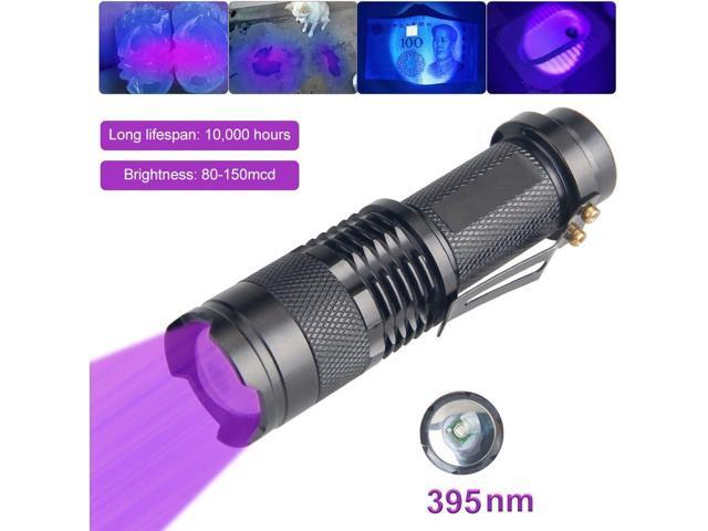 WINDFIRE Mini Zoomable 3 Modes UV Blood Tracking Flashlights for Hunting Ultraviolet LED Blacklight Flashlight Pocket Torch for Money Detector,...