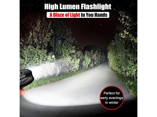 LED Flashlights 10 Pack, Bright Tactical Flashlight High Lumens with 5 Modes, Waterproof Zoomable Flash Light, Portable Torch for Camping Hiking...