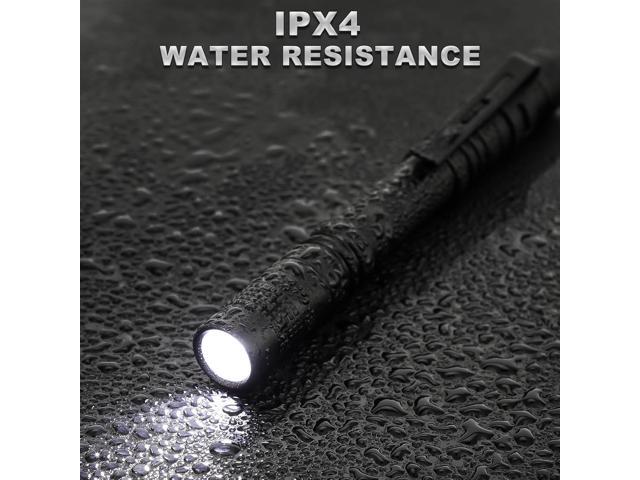 LED Pen Light Flashlight, Waterproof Mini Flashlights Pocket Flashlight with Clip, Bright Small Flashlights for for Inspection, Work, Emergency,...