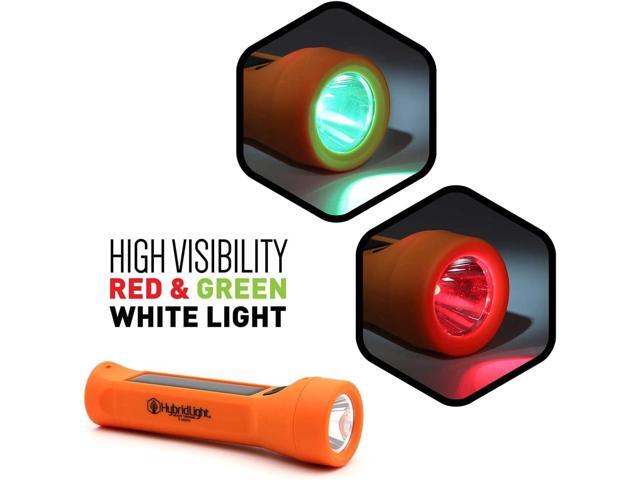 Journey Seeker 300 Solar LED Waterproof Flashlight and Charger, Orange