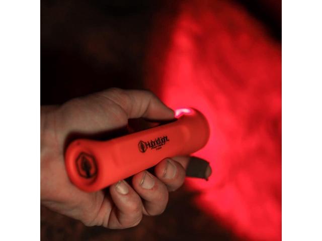 Journey Seeker 300 Solar LED Waterproof Flashlight and Charger, Orange