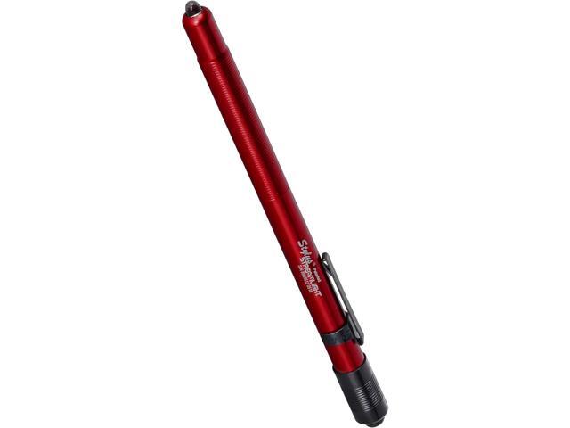 Streamlight 65035 Stylus 11-Lumen White LED Pen Light with 3 AAAA Alkaline Batteries, Red