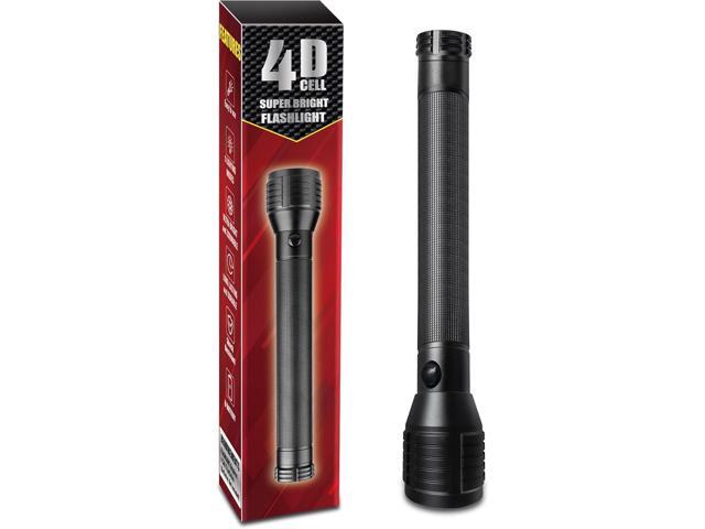 Heavy-Duty LED D Battery Flashlight (4-D)