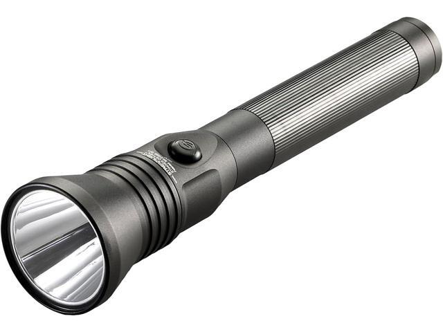 Streamlight 75863 Stinger DS HPL 800-Lumen Rechargeable Flashlight with 120V/12V DC Smart Charger System and 2 Holders, Black