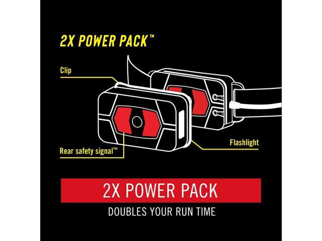 Coast ZX20B Dual Purpose Rechargeable Booster Pack, Power Bank and 200 Lumen LED Flashlight, Safety Signal for RL20R. RL20RB, RL22R, RL27R